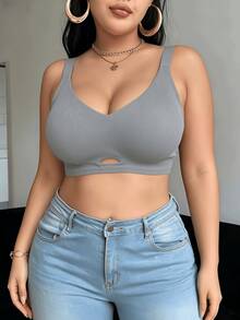 柔软乳胶抗菌无缝文胸，提拉聚拢小胸，防止下垂，无钢圈设计，女士适用 - 彩色 - 查看 4