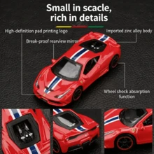 Burago 1:64 红盒系列法拉利 SP3 Laferrari SF90 F40 F50 FXXK 正品压铸合金车模，指尖大小的微型跑车，逼真的收藏装饰品 - 彩色 - 查看 3