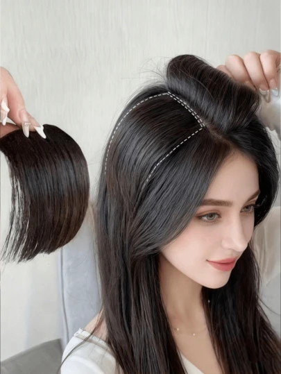 2pcs Invisible Height Increasing Hair Pads, Designed For Women, Suitable For High Crown Hairstyles, Great Gift For Girlfriend Or Best Friend Summer Hair Accessories Beach Claw Clips Vacay Hair Clips Fashion Hair Claws