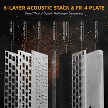 ATTACK SHARK R68HE 60% 8K RT 磁吸轴游戏键盘 碳纤维 RGB - 查看 7