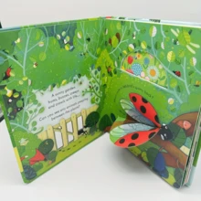 Compact Durable "Garden" | Cardboard, Foldable Inner Pages, Family Reading, Early Readers English Learning, Cognitive Enlightenment, Language Development, Halloween, Christmas, Early Childhood Education, Playful Illustrations, Sturdy Construction - Multicolor - View 2