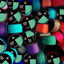 Micro Cord 1.18mm Paracord 50M Spool Strong Versatile Rope For DIY, Bracelets, Lanyards, Jewelry Beading, Outdoor - Multicolor - View 9