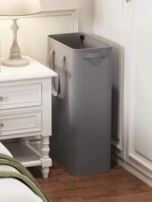 1/2 giỏ đựng quần áo bẩn mỏng 65L có nắp, giỏ đựng quần áo bẩn cao và hẹp có tay cầm, dùng cho phòng giặt và tủ quần áo. - Nhiều màu - Xem 8