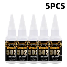 60g-80g Super Glue, 502 Extra Strong Adhesive, DIY Glue, Metal Glue, Ceramic Art Repair, Transparent Non-Yellowing Waterproof, Bonds Metal/Plastic/Rubber/Glass/Ceramic/Acrylic/Rubber/Wood/Shell/Paper/Leather, Suitable For Outdoor Gear/Home Repair/Crafts/School Supplies/Office Accessories - 502-20ml - View 12