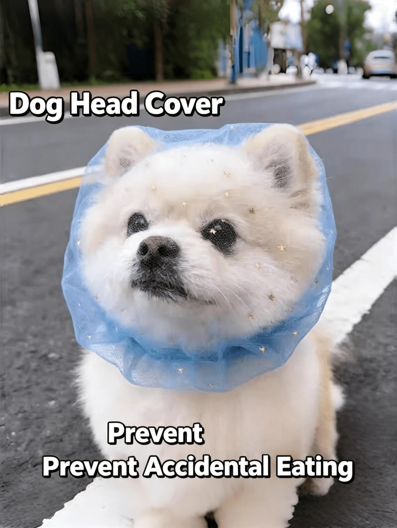 Bozal de malla transpirable para perros, adecuado para perros pequeños y medianos, cubierta antimordedurasantilamido para pasear - Multicolor - Ver 1