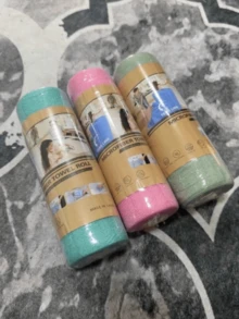 20片装可重复使用超强吸水超细纤维清洁布 - 神奇清洁布，鱼鳞纹玻璃清洁布，吸水性强，不掉毛，不留水渍，穿孔设计，超强吸水，耐刮擦，可机洗，多用途清洁湿巾。适用于家庭、厨房、餐厅、汽车美容、除油、洗碗、超强吸水、清洁玻璃和浴室，也适用于清洁淋浴门、水槽、瓷砖和家居用品。夏季必备，适用于清洁厨房、浴室、汽车车窗和后视镜，以及家居清洁。 - 均碼 - 查看 6