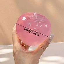 1 món đồ chơi bóp hình quả táo siêu mềm, kết cấu siêu mỏng mịn như da, bóng giảm căng thẳng đa chức năng, món quà lý tưởng để thư giãn trên bàn làm việc và giảm stress văn phòng. - / - Xem 2