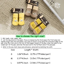 4pcs Anti-Slip Dog Socks - Durable Polyester Paw Protectors, Prevent Licking, Suitable For Indoor/Outdoor Dogs & Cats, Comfortable Pet Shoes, Anti-Slip Cat Dog Shoes, All-Season Indoor Use, Dog Paw Protectors, Breathable Outdoor Accessories, Portable For Pet Lovers - Multicolor - View 5