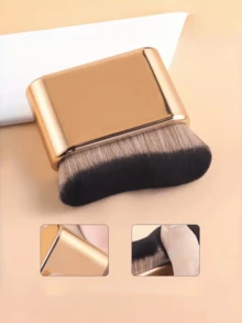 身体修容刷 - 便携式身体及腿部化妆刷（金色）粉底刷遮瑕刷腮红刷轮廓刷腮红刷修容刷散粉刷粉底刷腮红刷 - 金色 - 查看 8