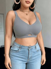 柔软乳胶抗菌无缝文胸，提拉聚拢小胸，防止下垂，无钢圈设计，女士适用 - 彩色 - 查看 5
