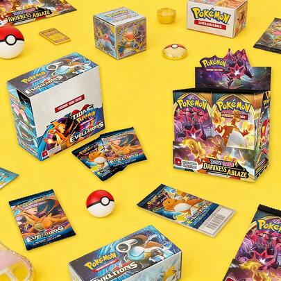 360张卡片 - 棱镜[随机系列]，包括动画金箔卡、收藏卡、建筑贷款怪兽箔收藏卡、收藏卡，多种颜色可选，生日礼物