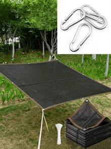 This High-Density Polyethylene Sunshade Net Provides Excellent Sun Protection. As An Outdoor Sunshade Net, It Can Effectively Reduce The Perceived Temperature. As A Plant Sunshade Net, It Can Prevent Leaf Scald. Its Good Shading Performance Also Makes It Suitable For Use As A Privacy Fence. - Multicolor - View 8