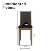 MADESA Dining Chairs - Multicolor - View 3