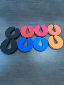 5pcs Random Color Child Safety Door Stopper, Baby Finger Pinch Guard, Door Jammer, Toddler Anti-Pinch Hand Protection - Multicolor - View 7