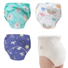 3pcs Unisex Washable Training Pants, Leak-Proof, High Absorbency, Soft & Skin-Friendly, 360° Leak Protection, Quick Drying & Anti-Seepage - Multicolor - View 5