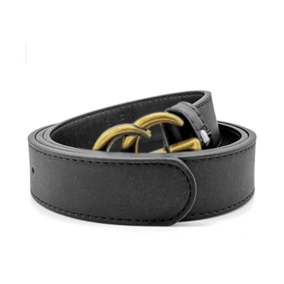 Women's Leather Belt With Buckle - Ideal For Dresses,Jeans,And Coats,Perfect Gift,Belt Length 32''-38'',Width 1.3 Inch