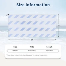 Adult Bath Towel-1pc, Ciao Blue Striped Print With Orange Fruit And Cute Italian Proverb, Bella Vintage Retro Italian Travel Beach Towel, Ultra-Fine Fiber, Soft, Perfect Gift For Birthdays, Holiday Parties, Valentine's Day, Wedding Anniversary, Mother's Day, Father's - A - Xem 3