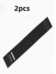 5件套阻力带套装，带收纳袋，健身配件 - 黑色 - 查看 6