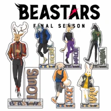لوحة أكريليك وقوف شخصيات أنمي BEASTARS ياحيا ليجوشي لويس ميلون هارو جاك، قطع تذكارية قابلة للعرض على المكتب، ديكور مكتبي، هدايا - متعدد الألوان - مشاهدة 2