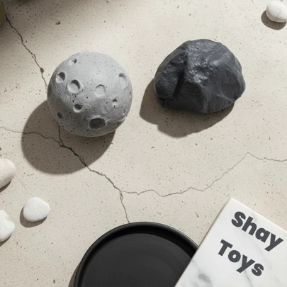 Novelty Autism Relief Toy Stress Ball, Moon & Solar System Sphere Stress Relief Toy, Hand Fidget Toy, Anti-Stress Toy