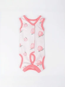 1pc Pet Spay/Neuter Suit, Post-Weaning Anti-Licking Breathable Dog/Cat Recovery Clothes, Suitable For All Seasons - Pink - View 8