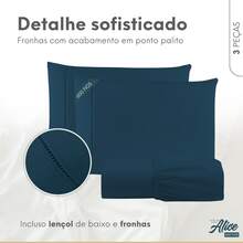 A Touch Of Sophistication: 3-Piece Sheet Set In 600 Thread Count Egyptian Cotton - Teal Blue - View 2