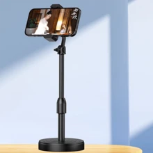 Giá đỡ điện thoại ABS xoay 360 độ, đa chức năng dùng cho livestream, máy tính để bàn và chụp ảnh. - ủng hộ - Xem 7