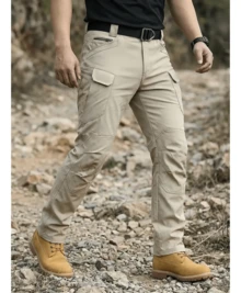 IX7 Waterproof And Windproof Military Tactical Trousers - Khaki - View 2