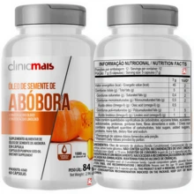 OLEO SEMENTE DE ABOBORA 60 CAPSULAS ANTIOXIDANTE - CLINICMAIS - 60 unidades - Visão 3