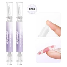 Gellen Nail Glue Remover Pen, Nail Glue Remover For Press On Nails, 2 Pcs Non Acetone Gel Glue Off Remover, Click & Remove Design 10s Quick Remove For Nail Tips Fake Nails Solid Glue Gel - bút tẩy keo dán móng - Xem 10