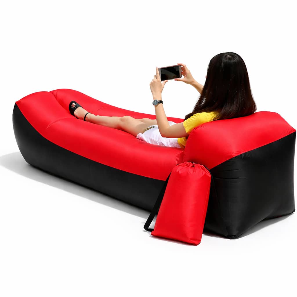 Vmingo Air Lounger Portable Inflatable Sofa (Pump Not Included) - Red - View 1