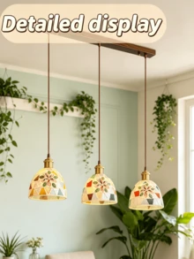 Shell Glass Lampshade,18cm Shell Glass Lampshade,7.1 Inch Shell Glass Lampshade,Handmade Shell Glass Lampshade - 170-meter Hanging Diamond Flower - View 7