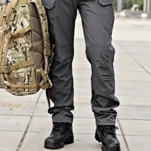 IX7 Waterproof And Windproof Military Tactical Trousers - 灰色 - 查看 5
