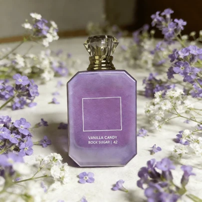 Vanilla Candy Rock Sugar | 42 Eau De Parfum 3.4FL OZ 100ML A Lighter, More Youthful Evolution, Emphasizing A Sweet, Tempting, And Playful Gourmet Style Perfect For Romantic Occasions,Valentine's Day, Birthday Gifts