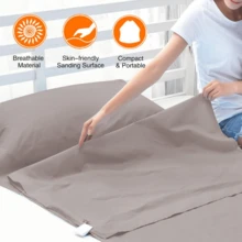 1 chiếc túi ngủ lót nhẹ, thích hợp cho cắm trại ngoài trời, khách sạn, du lịch. - Màu Khaki - Xem 9