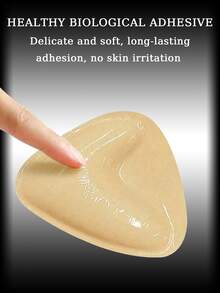 1/2 pares de almohadillas de sujetador adhesivas reutilizables y con relleno, adecuadas para vestidos y bikinis - Multicolor - Ver 4