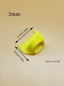 3mm/4mm Double-Gauge Edge Stitching Ruler, Multi-Functional Quilting Auxiliary Ruler, Suitable For DIY Hobbyists, Beginners, Home Sewing, Clothing Repair, Fabric Crafts - Sewing Spacing Double Teeth - View 10