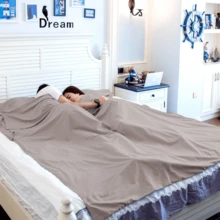 1 chiếc túi ngủ lót nhẹ, thích hợp cho cắm trại ngoài trời, khách sạn, du lịch. - Màu Khaki - Xem 4