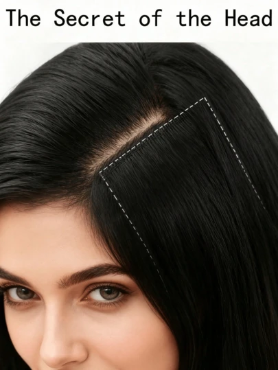 2pcs Invisible Height Increasing Hair Pads, Designed For Women, Suitable For High Crown Hairstyles, Great Gift For Girlfriend Or Best Friend Summer Hair Accessories Beach Claw Clips Vacay Hair Clips Fashion Hair Claws