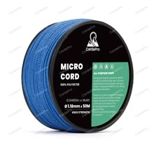 Micro Cord 1.18mm Paracord 50M Spool Strong Versatile Rope For DIY, Bracelets, Lanyards, Jewelry Beading, Outdoor - Multicolor - View 33