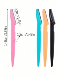 1/12/24入 眉毛、臉部、身體毛髮修剪刮鬍刀附蓋，女性化妝工具組，除毛、臉部除毛、毛髮修剪器、理髮用品、理髮剪、收納袋、收納盒、整理盒、髮飾 - 多色 - 查看 2
