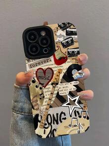 1 chiếc ốp lưng điện thoại chống sốc, thời trang và thanh lịch màu đỏ hình trái tim và đàn guitar, bảo vệ điện thoại thiết yếu hàng ngày, thiết kế đẹp, thích hợp làm quà tặng cho bạn bè và gia đình, tương thích với IPhone17/17Air/17Pro/17ProMax/IPhone16/16Plus/16Pro/16ProMax/IPhone15/15Plus/15Pro/15ProMax/IPhone14/14Plus/14Pro/14ProMax/IPhone13/13Pro/13ProMax/IPhone12/12Pro/12ProMax/IPhone11/IPhone11Pro/11ProMax - Nhiều màu - Xem 2