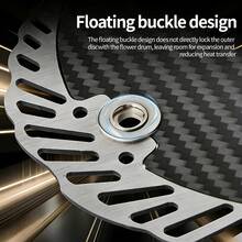 1pc 140mm Carbon Fiber Bicycle Disc Brake Rotor, Ultra-Light High Strength Mountain/Road Bike Brake Disc Accessories - Multicolor - View 6