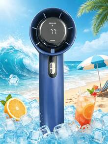 New USB Rechargeable Mini Handheld Fan, High-Power, Quiet And Portable. With Long Battery Life And Powerful Cooling Effect, It Is Suitable For Offices, Dorms And Outdoor Scenes. Unisex Design, A Must-Have Item For Beach Trips And Travels. - Multicolor - View 15