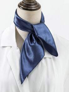 INNNEVV 1 pieza Pañuelo cuadrado elegante de unicolor para mujer, para usar como decoración en días festivos y eventos formales con vestidos - Multicolor - Ver 26