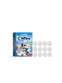 JUE FISH Coffee Machine Cleaning Tablets, Coffee Maker Stain Remover & Descaling Filters Cleaner, Household Universal Washing Tablets - Solid State - View 3
