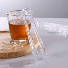 1个可重复使用的小型开胃菜夹 - 6.3英寸迷你夹，适用于食物、冰块、沙拉、自助餐、婚礼、烧烤 - 多功能厨房配件，带易握手柄，圣诞节和返校季礼物 - 查看 4