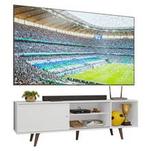 Mueble Mesa Para Tv Rack Madesa Torino Hasta 80'' Blanco - Multicolor - Ver 2