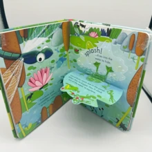 Compact Durable "Garden" | Cardboard, Foldable Inner Pages, Family Reading, Early Readers English Learning, Cognitive Enlightenment, Language Development, Halloween, Christmas, Early Childhood Education, Playful Illustrations, Sturdy Construction - Multicolor - View 4