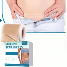 Miếng dán trị sẹo silicon kích thước 0,39" x 59,06", phù hợp với mọi loại da, miếng dán trị sẹo silicon tái sử dụng, dùng trong chuyên nghiệp. - nhiều màu - Xem 8